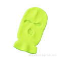 Drie-holes gebreide hoed Balaclava